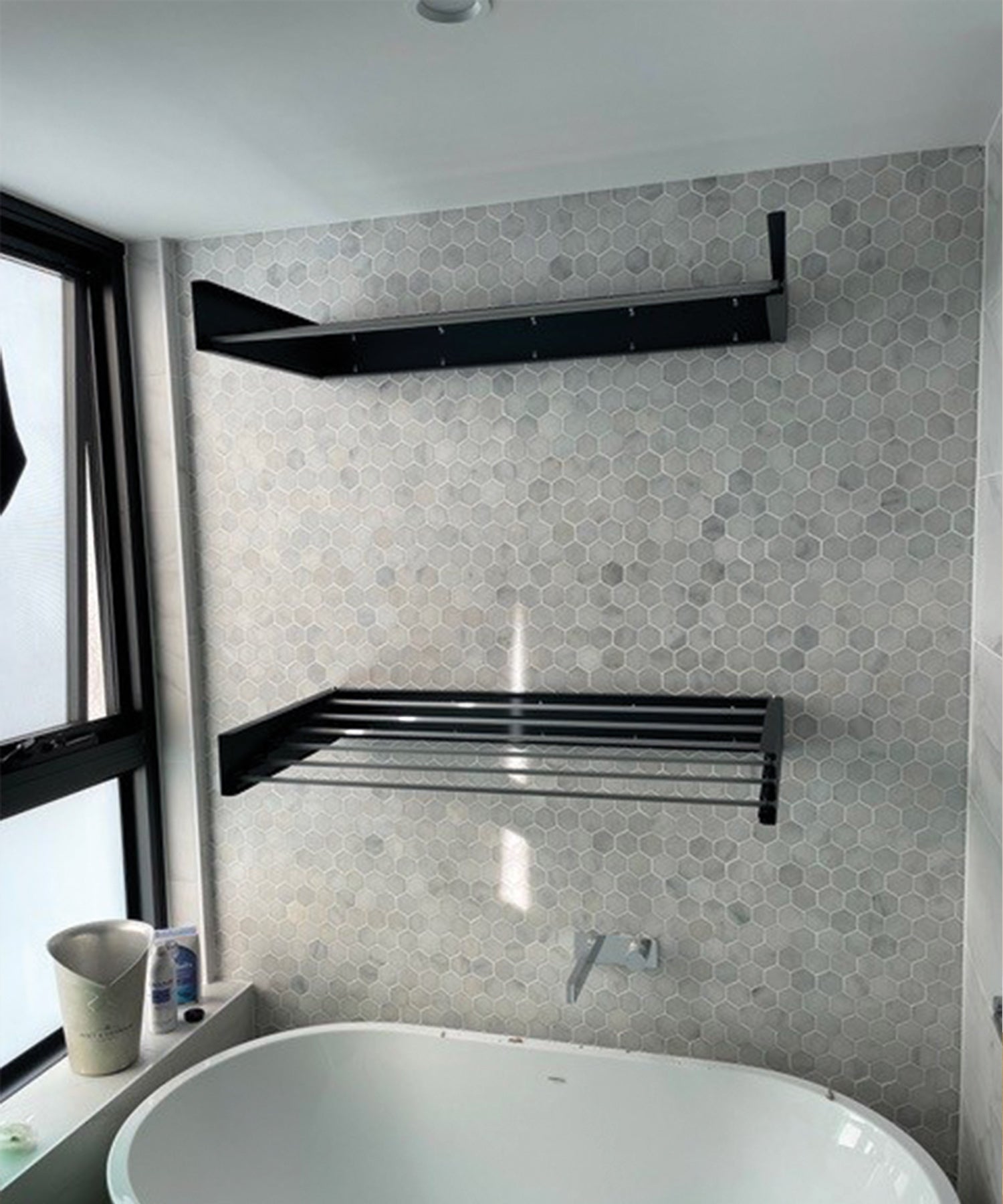 foxydry hide anthracite bathroom