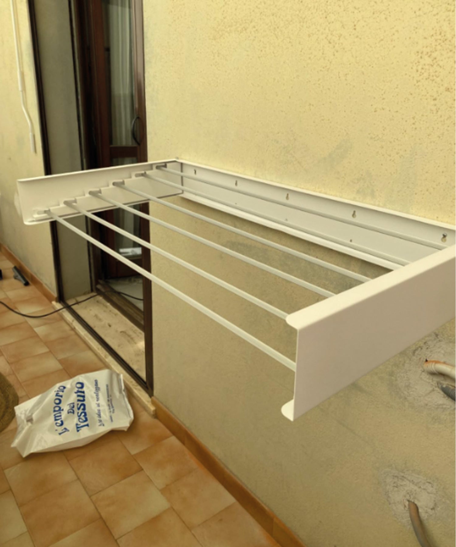 installation foxydry hide outdoor balcony