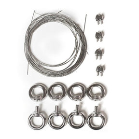 Wire kit for sloping/high ceilings